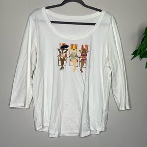 Cleo 3/4 Sleeve Tee Shirt
